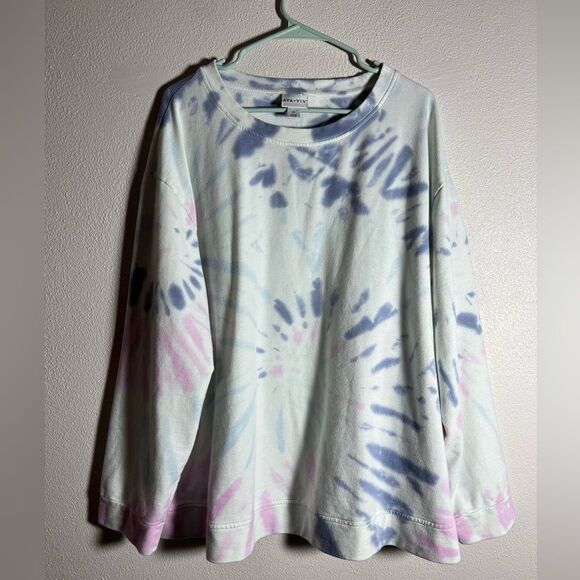 AVA & VIV PLUS Tie Dye Sweatshirt size 2X - Picture 1 of 4